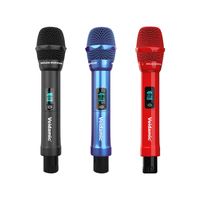 Système de microphone sans fil UHF haut de gamme HK10, professionnel, 100 canaux, alimenté par piles AA, pour karaoké, club, église, fête