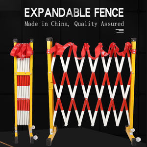 Recinzione di Sicurezza Elettrica per Cantieri - Barriera Protettiva Mobile Estensibile in Fibra di Vetro Isolante Portatile - Product Image 6