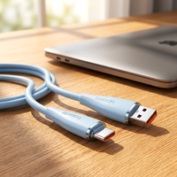 Câble USB 2.0 Toocki 100W à charge rapide 480 Mbps, synchronisation des données, TPE USB-A vers Type-C, transfert de fichiers rapide, cordon de charge pour usage quotidien