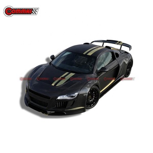 La migliore qualità di ricambi Auto metà fibra di carbonio aggiornamento allo Spoiler posteriore stile PPI ala da corsa per <span class=keywords><strong>Audi</strong></span> R8 2005 - 2018 - Product Image 2