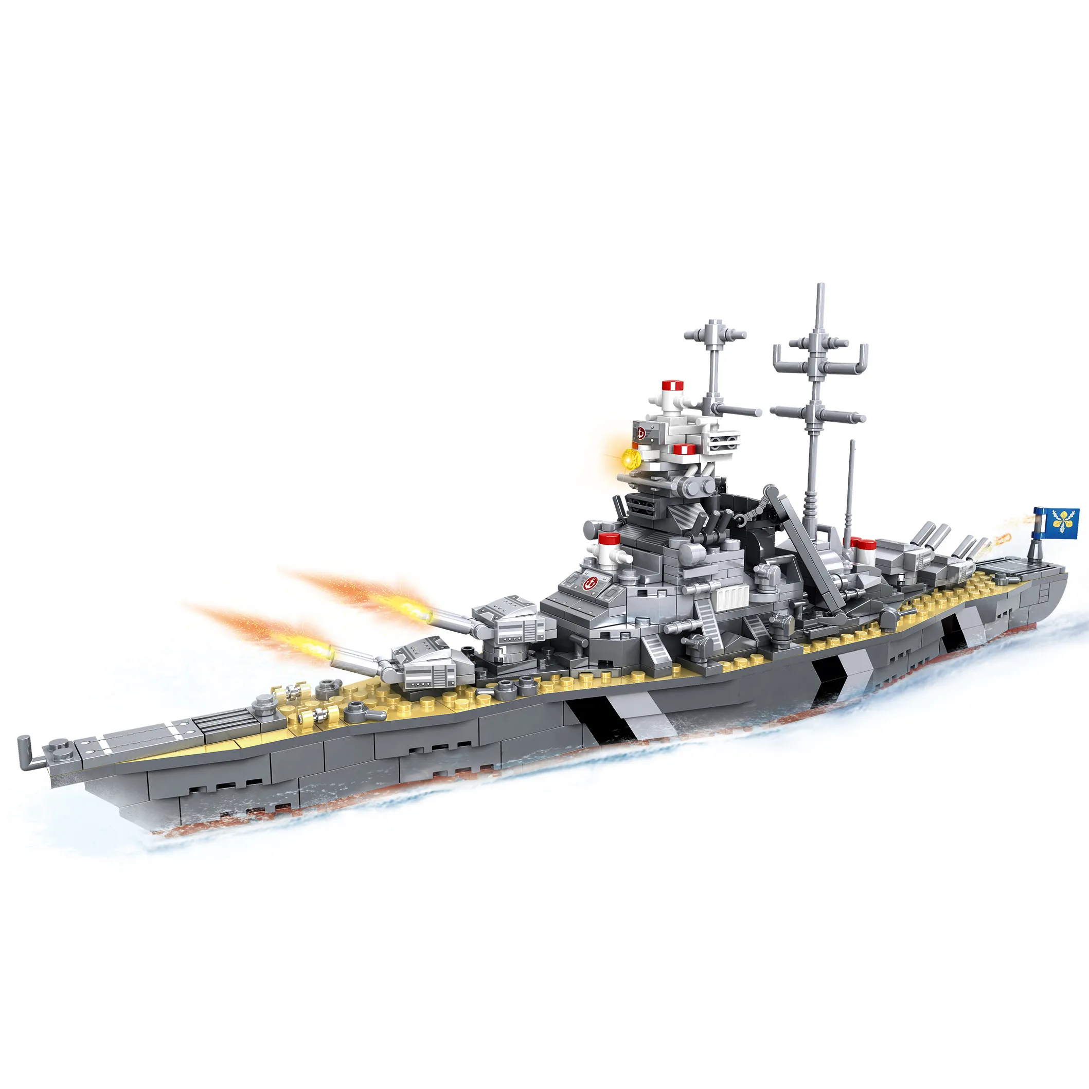 Mini Building block sets legoing boys assemble large military aircraft carrier children's educational toy model cruiser