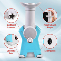 Mini sorbetière domestique automatique de 1 litre pour enfants Machine à servir molle faite maison à faire soi-même pour yaourt glacé gelato sorbet