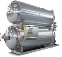 Autoclave de stérilisation industrielle pour pattes de poulet braisées et produits avicoles emballés sous vide