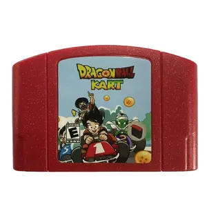 Jogo ntsc/eua, concha vermelha 64 bits de jogos n64