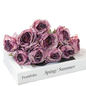 Moderne kreative einfache High-End-Keramik Porzellan Tisch vase realistische simulierte Rosen Blumen arrangements für zu Hause - Product Image 5