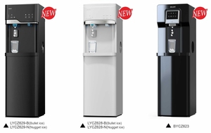 Distributeur d'eau sur pied avec machine à glaçons (glaçons balle et glaçons en croûtes), eau froide et chaude, fabricant chinois, vente en gros, personnalisation - Product Image 3