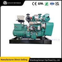Groupe électrogène marin commercial Gensyn Top Power CTP avec contrôleur DeepSea, 1800 tr/min, 50/60Hz, plusieurs couleurs extérieures disponibles