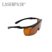 Lunettes de sécurité laser multi-longueurs d'onde Laserpair LP-GTY-3 OD7+ pour la protection laser YAG KTP Pico 532nm 755nm 808nm 1064nm