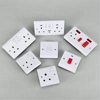 Prise murale double USB de qualité supérieure, norme britannique 13A, avec interrupteur, pour la maison et le bureau