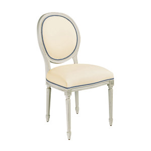 Chaise d'Appoint de Salon à Dos Ovale <span class=keywords><strong>Louis</strong></span> <span class=keywords><strong>XVI</strong></span> Prix d'Usine Meubles Personnalisables - Product Image 5