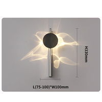 Applique murale créative moderne LED veilleuse murale pour la maison Design nordique applique de chevet miroir mural salle d'étude luminaire