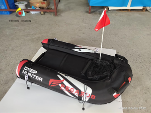 Kayak gonflable de chasse sous-marine pliable de haute qualité, personnalisé, avec couverture en PVC et nylon, pour adultes, pour lacs et rivières, type ponton, vente en gros - Product Image 4