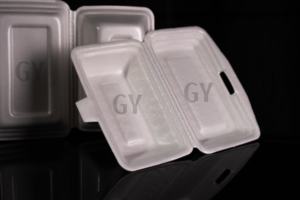 Boîte alimentaire en mousse jetable Récipient alimentaire Boîte à lunch Récipient en mousse à usage unique Boîte à repas en mousse Boîte à collation en mousse Emballage alimentaire en mousse - Product Image 3