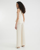 Gilet asymétrique sur mesure, débardeur hybride grande taille, long, infroissable, respirant, décontracté, sexy, pour femmes, OEM ODM, vêtements féminins