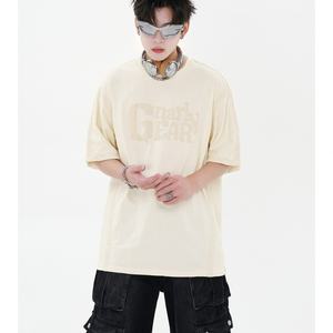 T-shirt Premium de Haute Qualité 100% Coton 210gsm, T-shirt Premium Surdimensionné, Impression Sérigraphique en Relief du Logo, T-shirt Uni pour Hommes - Product Image 5