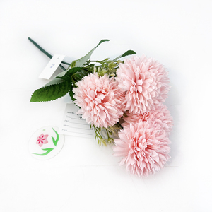 Vente en gros de 35cm de petit Kiku Chrysanthème Bush Bouquet de <span class=keywords><strong>fleurs</strong></span> funéraires <span class=keywords><strong>Fleurs</strong></span> de cimetière <span class=keywords><strong>artificielles</strong></span> <span class=keywords><strong>pour</strong></span> tombes Arrangements commémoratifs - Product Image 6