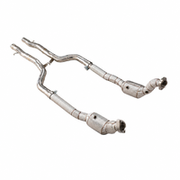 Pour Mercedes-Benz S500 W221 5.5L 2005-2012 Downpipe à haut débit en acier inoxydable SS304, montage direct, amélioration de la puissance, tuning racing