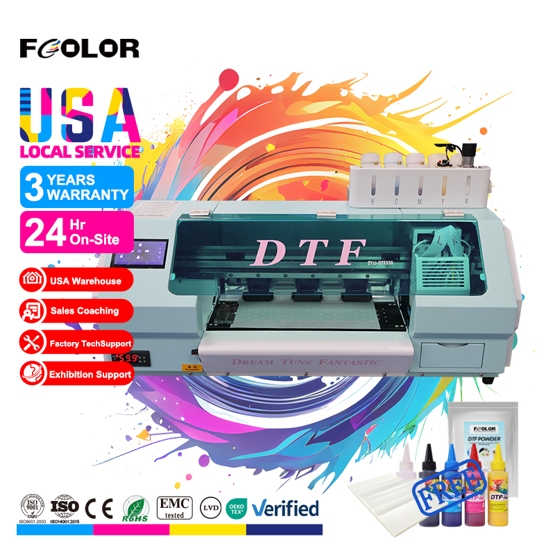 Новый 35 см термопринтер DTF цифровая печатная машина для футболки для одежды 30/33/35 см с одной головкой XP600 DTF принтер