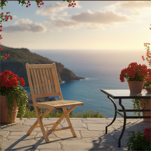 Chaise de salle à manger Chippendale, design emblématique, fabriquée en teck massif, offrant une beauté polyvalente, un confort durable et une légèreté. - Product Image 4