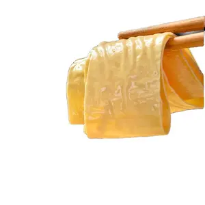 Großhandel Sojabohnen ölige Tofu vegetarische Blatt gefrorene gebratene Tofu goldene Bohnen Bohnen schale