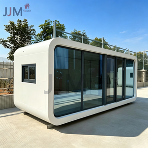 บ้านสำเร็จรูป JJM House Factory ขนาด 20 ฟุต 40 ฟุต บ้านโมดูลาร์สำเร็จรูป ห้องทำงานเคลื่อนที่ บ้านพักแบบพกพา แคปซูลอวกาศ บ้านทรงแอปเปิ้ล - Product Image 3