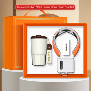 Coffret Cadeau d'Affaires de Luxe Chimi Gifts, Logo Personnalisable, Mug en Acier Inoxydable 480ml, Masseur Cervical, Batterie Externe 10000mAh, Nouveau Design - Product Image 5