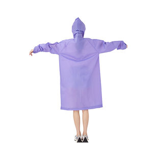 เสื้อกันฝนกันน้ำ EVA สำหรับกลางแจ้งแบบมีฮู้ดใช้ได้ทั้งชายและหญิงดีไซน์แบบหนาจากโรงงานผลิตโดยตรง - Product Image 2