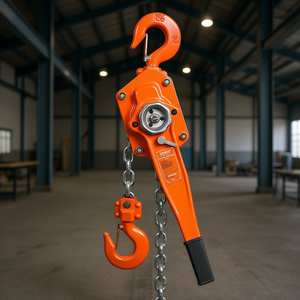 รอกโซ่แบบแมนนวล Vevor 3 ตัน 10 ฟุต โครงสร้างเหล็กกล้าคาร์บอนชุบสังกะสี สำหรับงานวิศวกรรม - Product Image 2