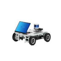 WD Sasis Robot Mobile Cerdas Konfigurasi Tinggi Baru Motor 120W 24V Konstruksi Aluminium Suspensi Ayun/Independen APP