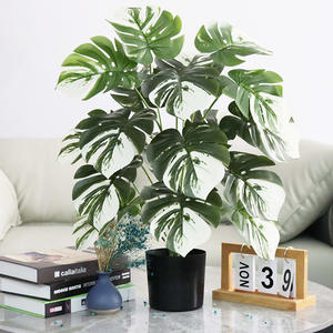 Plante Artificielle en Plastique, Petite Plante en Pot d'Intérieur, Écologique, Durable, Accessoires de Paysagisme, Branches de Fleurs, Thanksgiving - Product Image 2