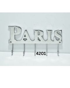 Best QualityParis Metal <b>Key</b> Holder <b>Wall</b> <b>Hook</b> Decorative Aluminum <b>Keys</b> Organizer Entryway <b>Wall</b> Mounted <b>Hook</b> Rack from India - Product Image 4