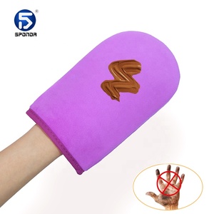 Manopla autobronceadora de terciopelo suave sin sol de buena calidad Manopla de bronceado sin rayas - Product Image 2