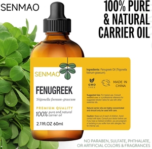 <span class=keywords><strong>Huile</strong></span> de <span class=keywords><strong>fenugrec</strong></span> 2,11 oz 100% naturelle pure pour la croissance des cheveux et la santé de la peau - Flacon compte-gouttes Qualité supérieure Premium - Product Image 6