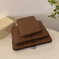 2024 New Arrived Nylon Fabric Square Quilted Laptop Messenger Bag Custom Logo & Color Custom Handle Lightweight Zip Closure