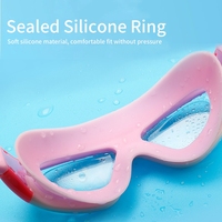 Lunettes de natation de compétition pour enfants, anti-buée, réduisant la résistance, avec vue HD pour garçons et filles