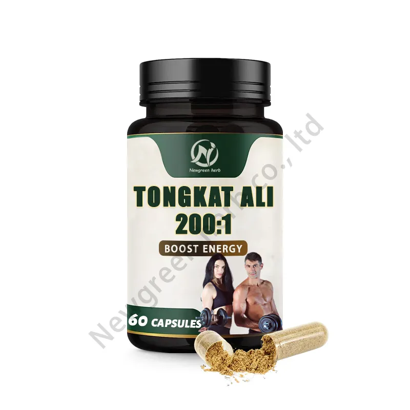 Nieuwgroene Voorraad Bulk Tongkat Ali Extract 120 Capsules Tongkat Ali Poeder