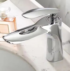 Grifo de lavabo de mano de Material de latón negro contemporáneo tradicional, artículos sanitarios, agua de acero inoxidable de aleación de Zinc de un solo orificio - Product Image 3