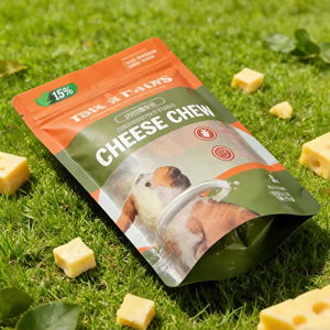 Sacs d'emballage transparents personnalisés - Sachet debout pour friandises pour animaux de compagnie pour sac de nourriture pour chien - Product Image 4