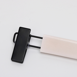 Tùy chỉnh bằng gỗ quần móc kim loại Clips bán buôn gỗ váy móc quần áo cửa hàng - Product Image 2