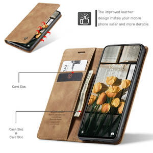 CaseMe nuova tendenza per <span class=keywords><strong>Xiaomi</strong></span> 12 custodia per telefono custodia in pelle per portafoglio magnetica retrò di lusso per <span class=keywords><strong>Xiaomi</strong></span> 12 5G <span class=keywords><strong>Mi</strong></span> 11 custodie a portafoglio - Product Image 2