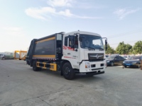 Camion poubelle Dongfeng D3V 4x218 tonnes, rouleau compacteur robuste, camion poubelle pour assainissement urbain