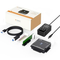 FIDECO aluminio 2,5 3,5 IDE SATA USB 3,0 Disco Duro fuera de línea clon 2,5 SSD SATA USB 3,0 HDD IDE adaptador