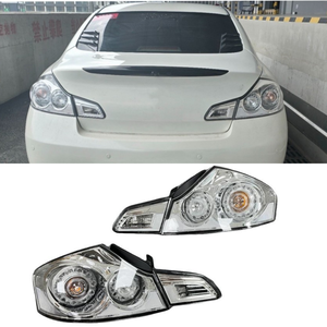 Задний фонарь MRD для 2007 2013 Infiniti G35 G37 седан с прозрачными линзами, задний фонарь 26550-JK00D 26555-JK60B - Product Image 1