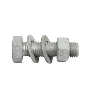 Pernos de Fijación de Grado 8.8, Galvanizados en Caliente, de Alta Resistencia, M8 M12 M16 M20 M26 M38, Fabricante de Pernos y Tuercas Hexagonales - Product Image 3