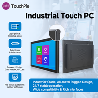 PC industrial con pantalla táctil capacitiva de 18.5 pulgadas y 21.5 pulgadas, Linux RK3568 RK3566 RK3399, software CMS