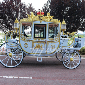 Envío Rápido, Carruaje de Caballos de Lujo Europeo, de 4 Ruedas, para 4-6 Personas, para Bodas, Eventos, Transporte, Turismo y Visitas Turísticas - Product Image 4