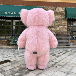 Filet de célébrité ours vêtements adulte <span class=keywords><strong>gonflable</strong></span> koala dessin animé mascotte costume poupée costume en peluche couvre-chef à vendre - Product Image 3