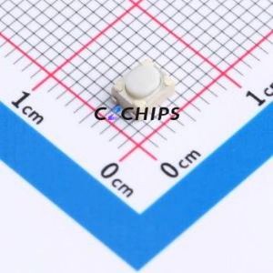S4E252110 Tactile Switch SMD-4P,4.2x3.4mm Switch Single Pole Single Throw Oval Button 2.6N Vertical Mount - Product Image 1