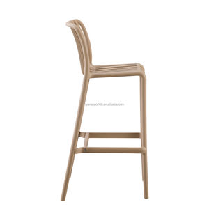 Meilleure vente <span class=keywords><strong>Tabouret</strong></span> <span class=keywords><strong>de</strong></span> <span class=keywords><strong>bar</strong></span> extérieur à hauteur <span class=keywords><strong>de</strong></span> comptoir en plastique pp <span class=keywords><strong>taupe</strong></span> - Product Image 4
