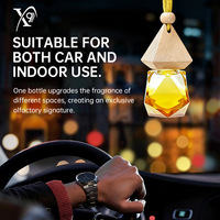 Diffuseur de parfum en verre massif de qualité européenne, moderne, pour huiles essentielles, rose, lavande, diffuseur d'air suspendu pour voiture, pour usage domestique